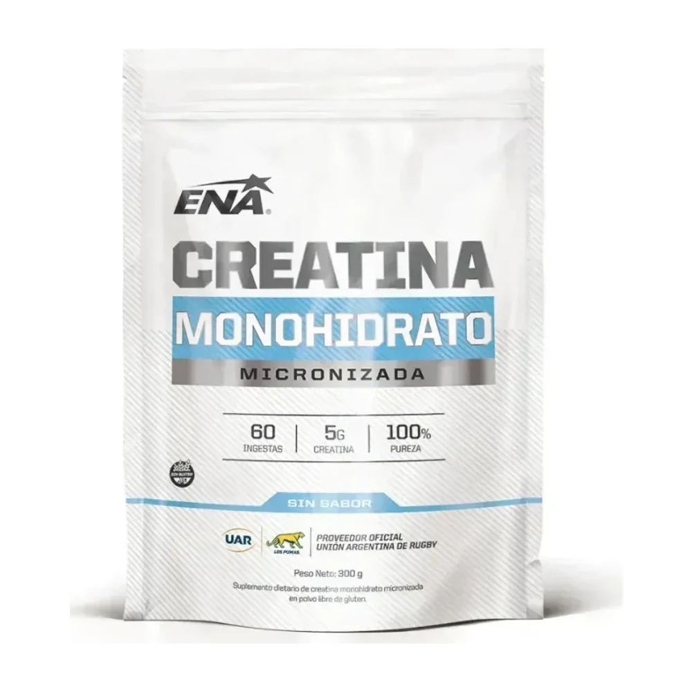 Envase de ENA Creatina Monohidrato Micronizada 300 g